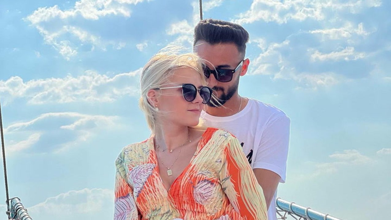 Estefania wollny postet pic mit freund - sie stiehlt ihm show