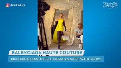 Kim Kardashian Joins Nicole Kidman, Naomi Campbell on Balenciaga Runway as She Walks First Paris Show