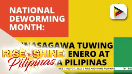 SAY NI DOK | National Deworming Month