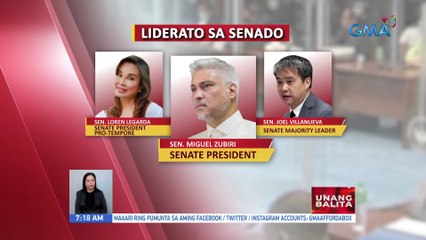 下载视频: Zubiri, tiyak nang magiging Senate President, ayon sa ilang senador | UB