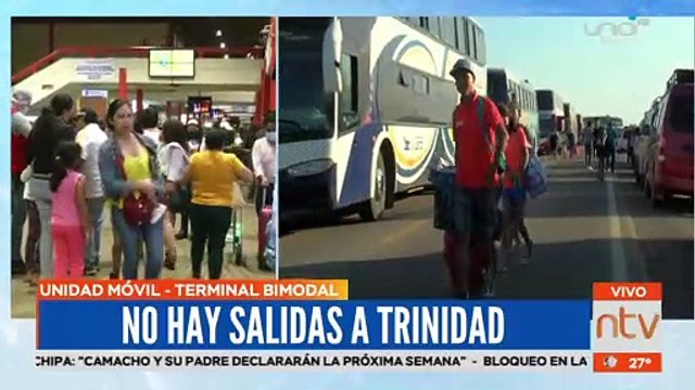 No hay salidas a Trinidad