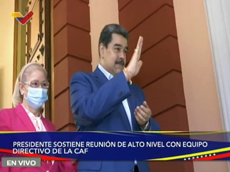 Presidente Nicolás Maduro sostiene reunión de alto nivel con equipo directivo de la CAF