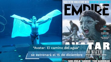 Filtran imágenes de la transformación de Kate Winslet en Avatar 2
