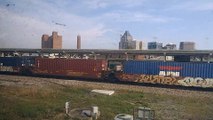 Norfolk Southern Train while Departing Greensboro on Amtrak 80 Carolinian