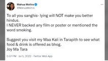 Kaali Poster Row: FIR Against TMC MP Mahua Moitra In Madhya Pradesh Over Goddess Kali Remark