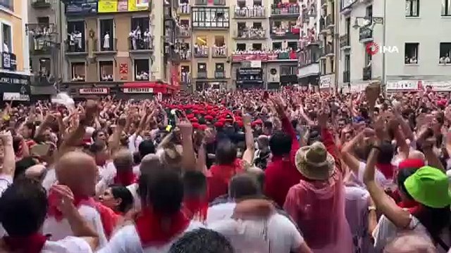 İspanya'da San Fermin Festivali iki yıllık aranın ardından yeniden başladı