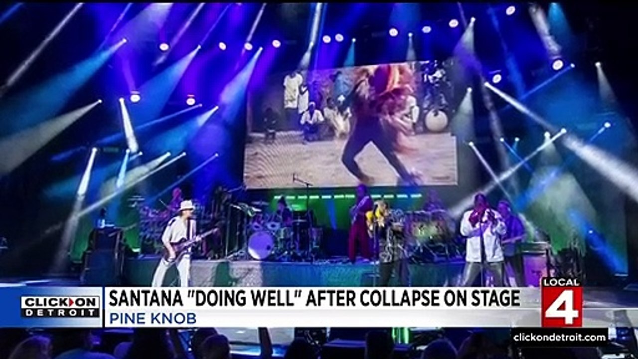 Carlos Santana ‘doing well’ after collapsing due to heat exhaustion, dehydration