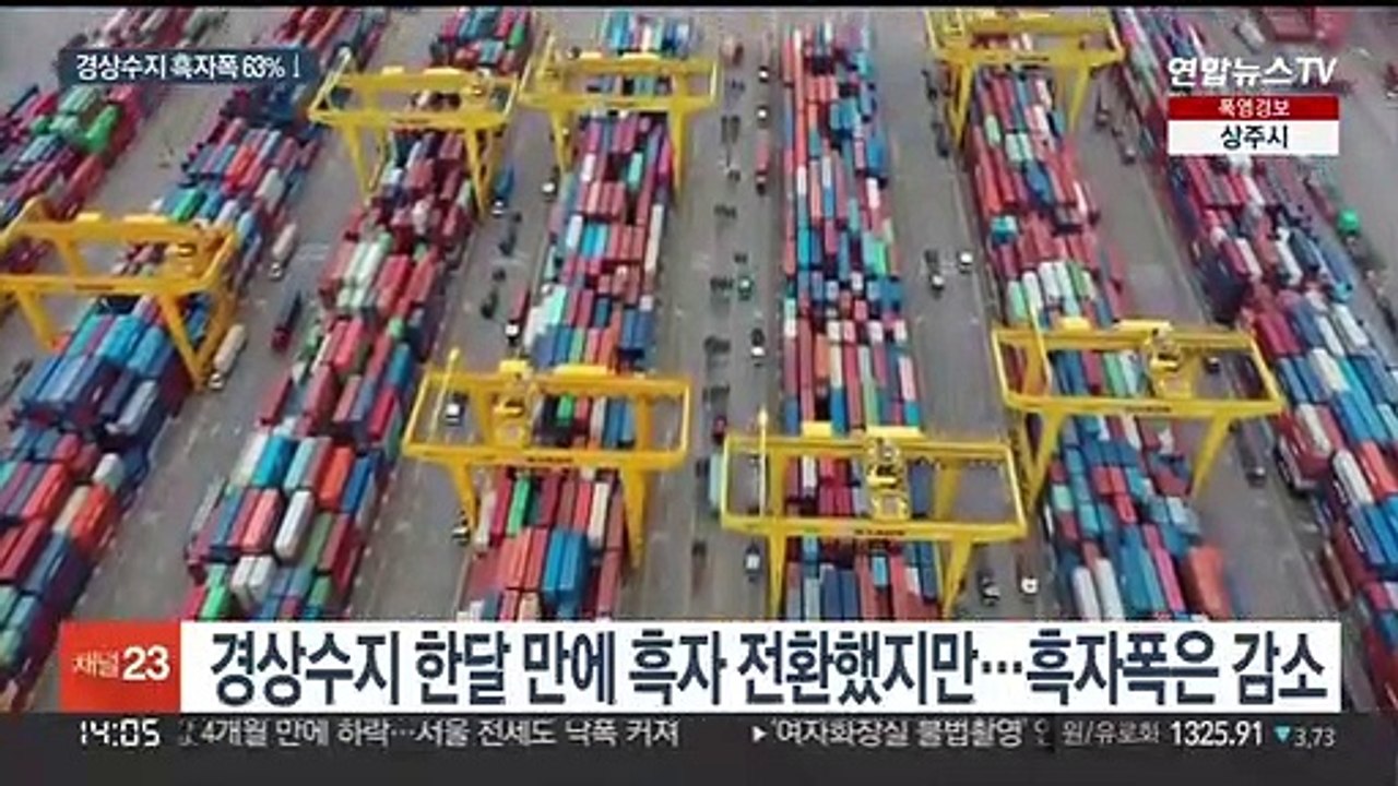 불안한 경상수지…흑자 급감하고 수출도 둔화