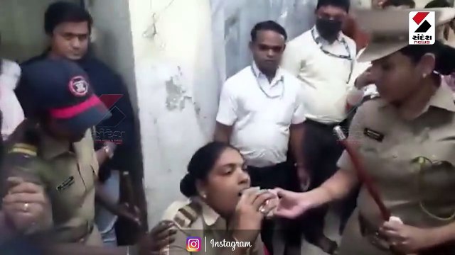 ઘાયલ મહિલા પોલીસકર્મીને જોઈને મદદ માટે પહોંચ્યા CM શિંદે