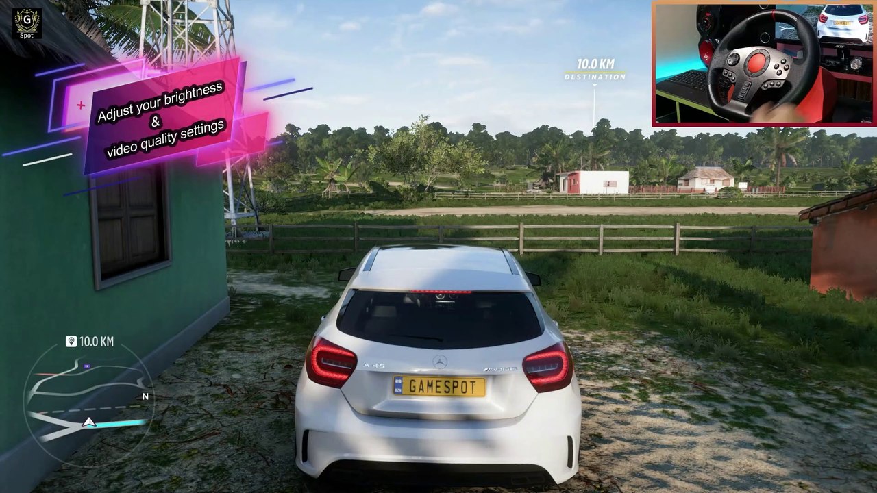 Mercedes A45 Forza Horizon 4 G29 gameplay
