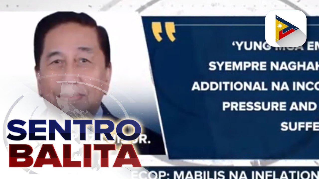 6.1% na inflation, ‘manageable’ pa rin ayon sa ECOP;  ECOP, DTI, at DOLE, target na bumuo ng 1-M na trabaho ngayong taon