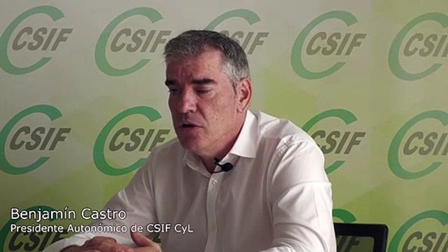 Entrevista a Benjamín Castro, presidente autonómico de CSIF, en EL ESPAÑOL - Noticias de Castilla y León