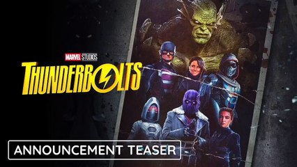 Marvel Studios' THUNDERBOLTS Announcement Teaser Trailer | Disney+