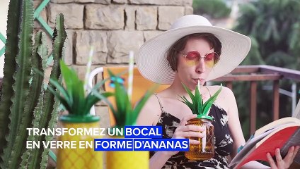 Un bocal en forme d'ananas pour vos apéros d'été