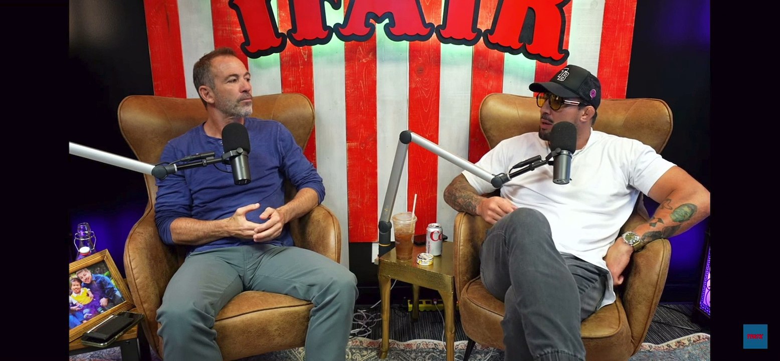 Brendan Schaub mocks Luke Rockhold for his slurs and CTE, while slurring and mispronouncing because of his CTE.