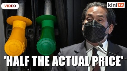 Malaysians paying half the actual price for RON95