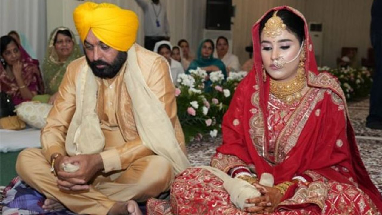 Punjab CM Bhagwant Mann Second Wife Gurpreet Ka...