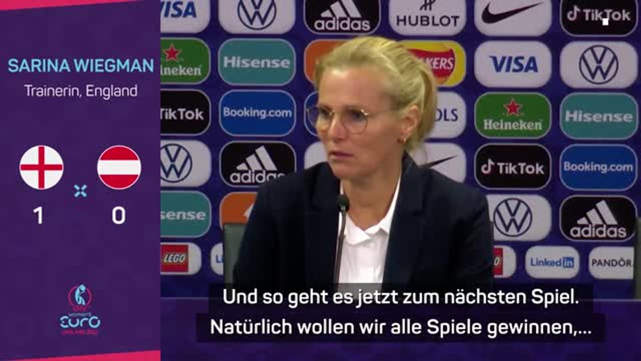 Wiegman: Guter EM-Start 'hilft der Mannschaft'