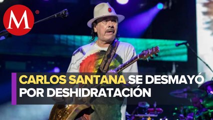 Revelan la razón por la que Carlos Santana se desmayó en pleno concierto