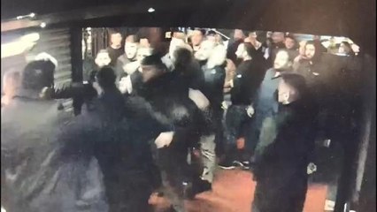 SARALLAR GRUBU ÜYELERİNİN EĞLENCE MEKANINI BASTIĞI ANLAR