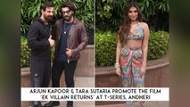 Arjun Kapoor & Tara Sutaria Promote The Film ‘Ek Villain Returns’ At T-Series, Andheri