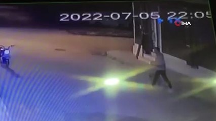 5 dakikada çalındı, 1 saatte geri bulundu...Hırsızlık anları kamerada