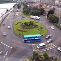 Queens Quay roundabout from 6th floor of City Hotel Derry