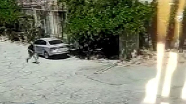 Avukatı öldüren saldırganın kaçış anı kamerada