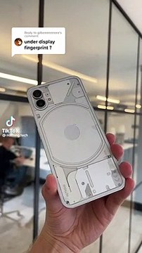 Primeiro telemóvel da Nothing terá sensor de impressões digitais no ecrã