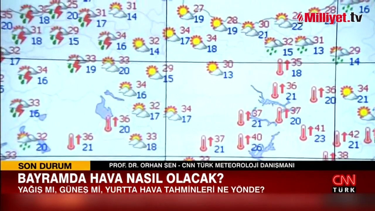 Bayramda hava nasıl olacak? Yurtta hava tahminl...
