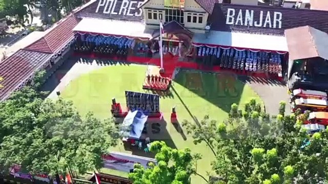 Kapolres Banjar Mengikuti Upacara Hari Bhayangkara Ke-76