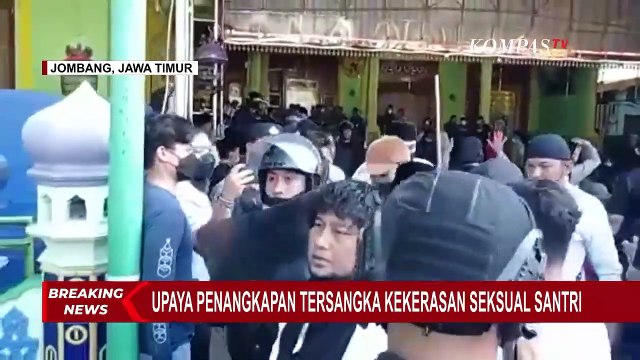 Personel Polisi Tambah Pasukan, 1.000 Petugas Amankan Lokasi Penangkapan Tersangka Pencabulan Santri