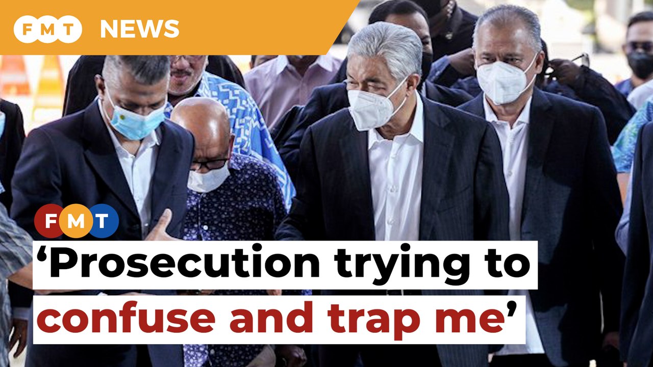 Prosecution trying to confuse and trap me, Zahid tells court