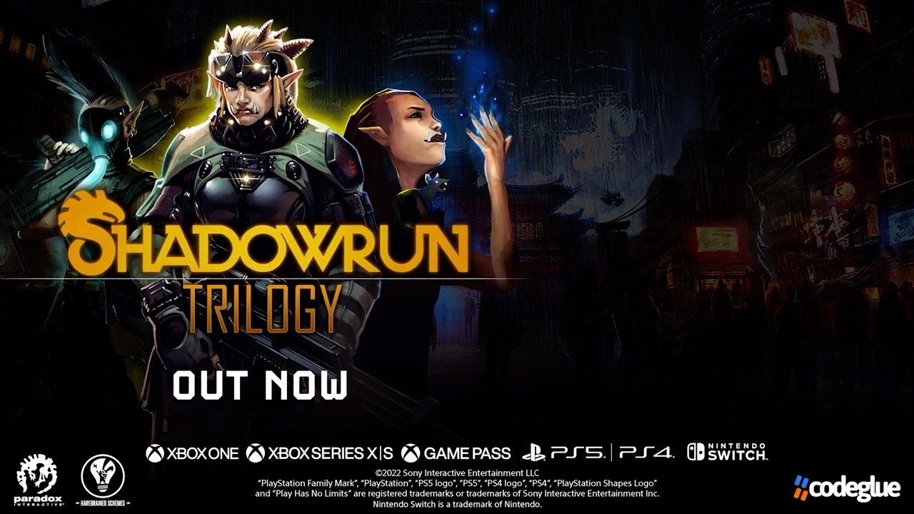 Shadowrun Trilogy Official Console Release Trailer