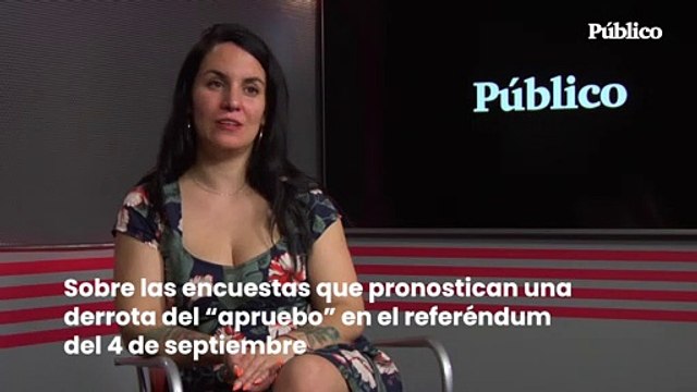 Manuela Royo: Sobre las encuestas que pronostican una derrota del apruebo en el referéndum del 4 de septiembre