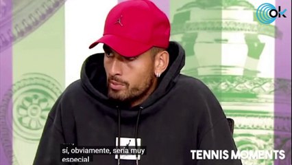 La cara de Kyrgios cuando habla de Nadal lo dice todo