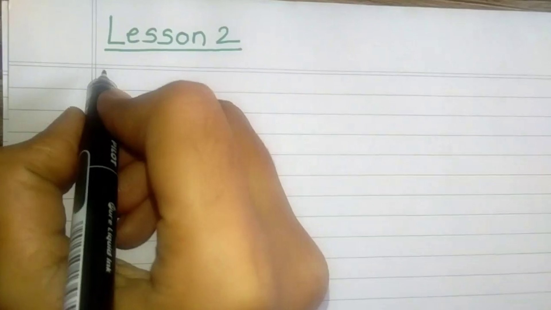 Basic English grammar lesson 2.