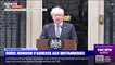 Le Premier ministre britannique Boris Johnson annonce sa démission devant le 10 Downing Street