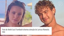 Fotos de André Luiz Frambach chamam atenção de Larissa Manoela. Veja motivo e mensagem da atriz!