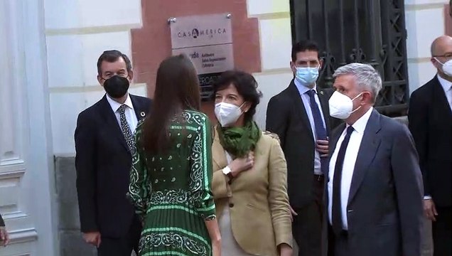 El vestido de la reina Letizia que también viste Sonsoles Ónega