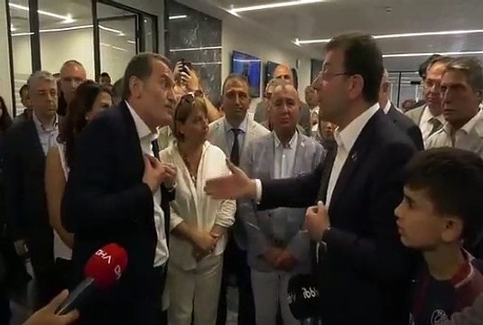 İBB Başkanı İmamoğlu ile Zeytinburnu Belediye Başkanı Arısoy arasında tartışma çıktı; Sen AKP'lisin diye seninle konuşmuşlar