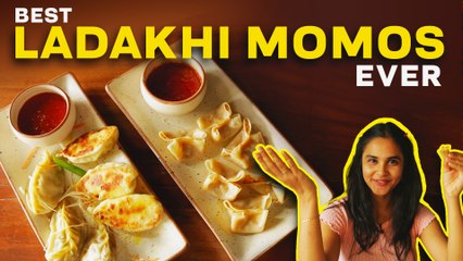 Télécharger la video: BEST VEG and NON-VEG Ladakhi MOMOS To Try In Delhi NCR | Tasty Street Food | Ladakhi Cuisine