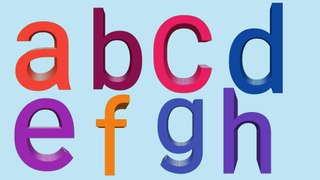 Small letters alphabets abcd | abcdefgh | English alphabets for kids and children
