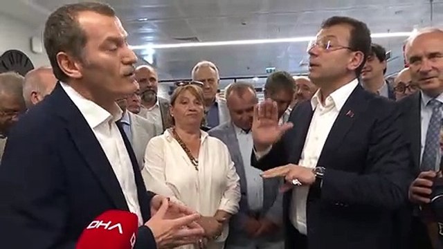 İBB Başkanı İmamoğlu ile Zeytinburnu Belediye Başkanı kameralar önünde tartıştı