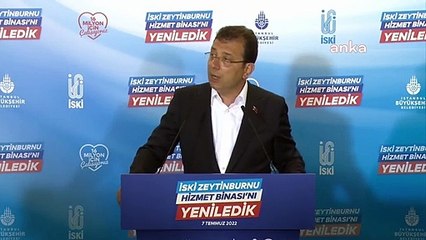 İmamoğlu, İSKİ'nin yeni binasını hizmete açtı: "Yatırımlarımızı, siyasi parti adı anmadan yapıyoruz"