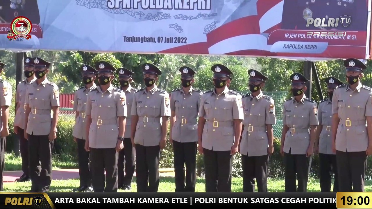 PRESISI UPDATE 19.00 WIB Upacara Penutupan Pendidikan Pembentukan Bintara Polri Polda Kepri