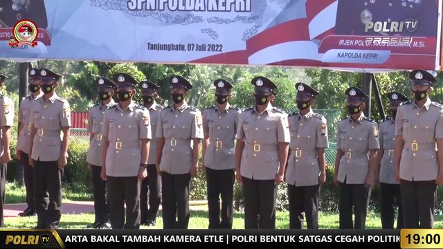 PRESISI UPDATE 19.00 WIB Upacara Penutupan Pendidikan Pembentukan Bintara Polri Polda Kepri