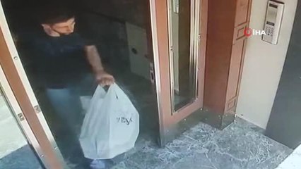 Ümraniye'de kargocu oyunu: Daireye girip hırsızlık yaptı