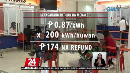 P0.87/kWh, isasauli ng Meralco sa mga konsyumer kasunod ng utos ng ERC | 24 Oras