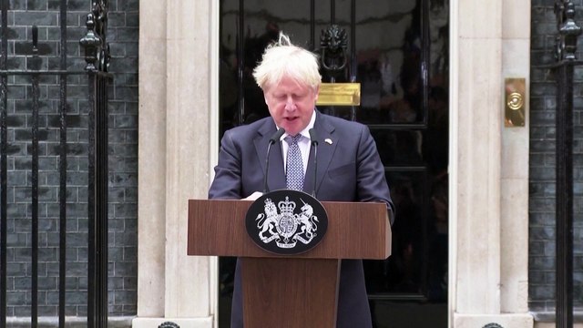 Boris Johnson resigns as Tory leader, says he will continue until new leader is in place